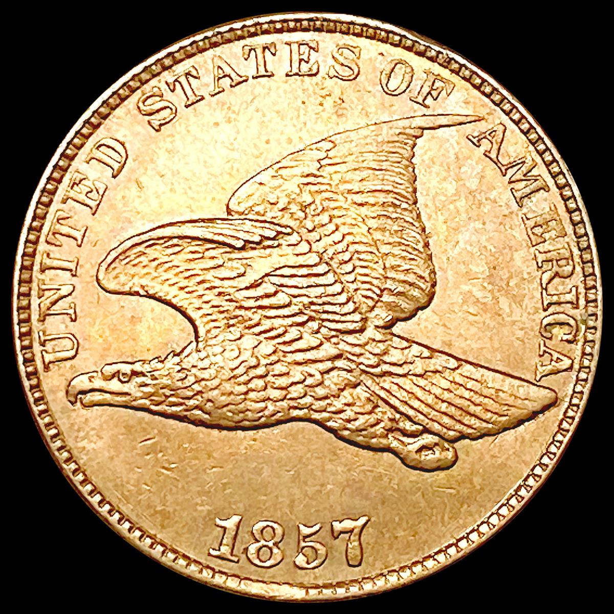 1857 Flying Eagle Cent UNCIRCULATED