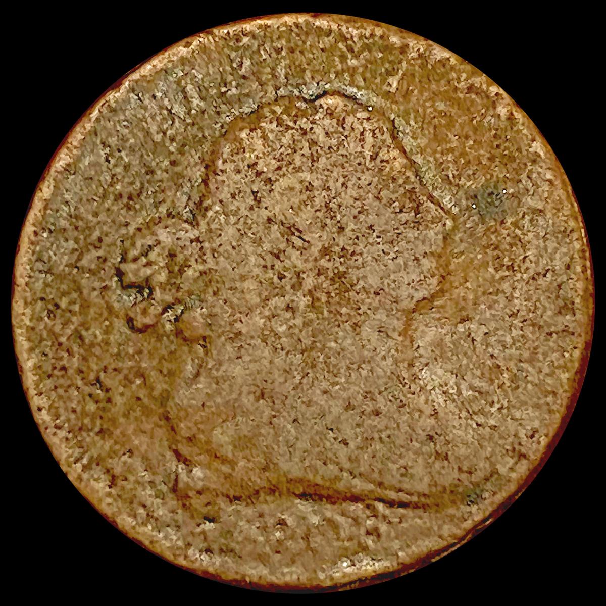 1808 Draped Bust Half Cent NICELY CIRCULATED