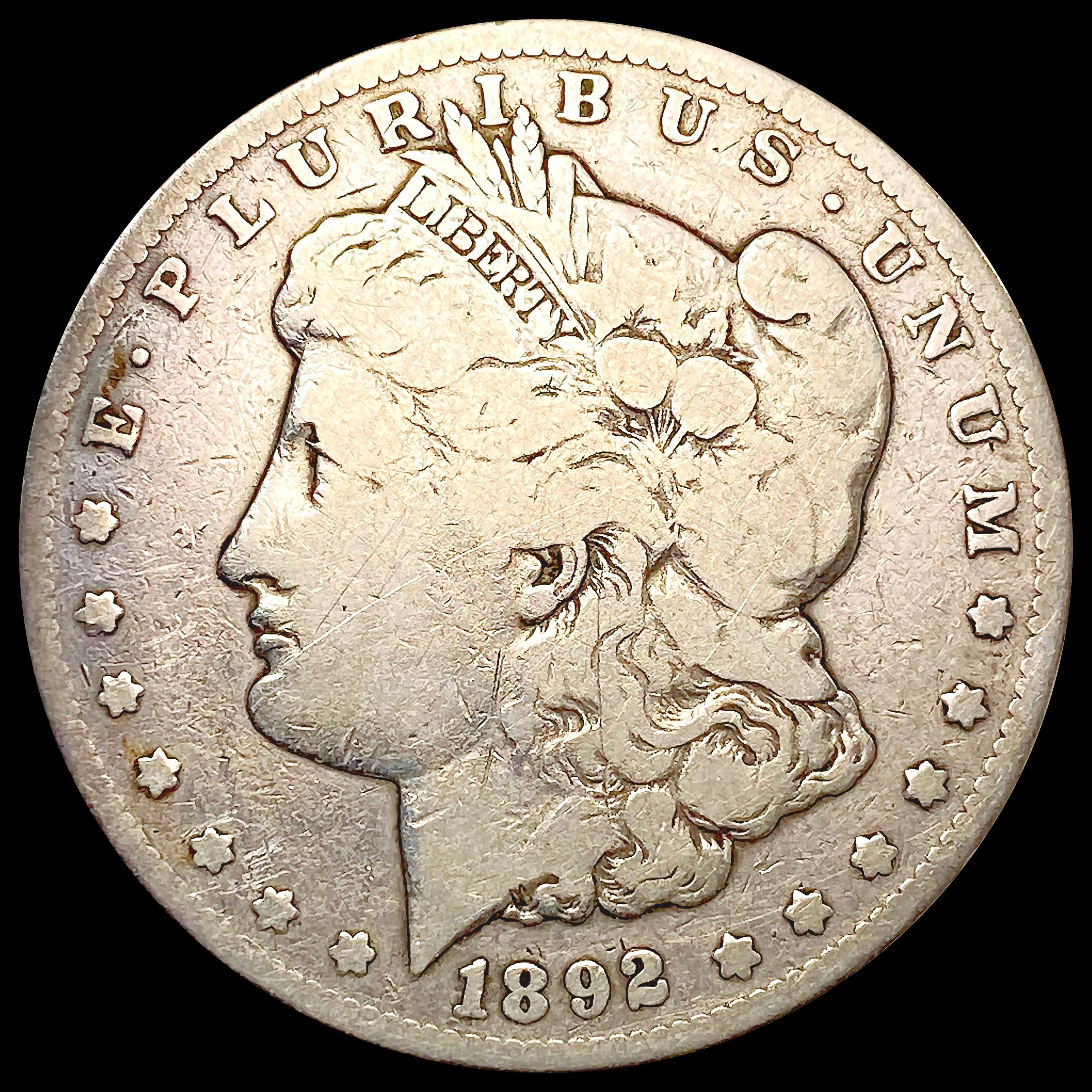 1892-CC Morgan Silver Dollar NICELY CIRCULATED