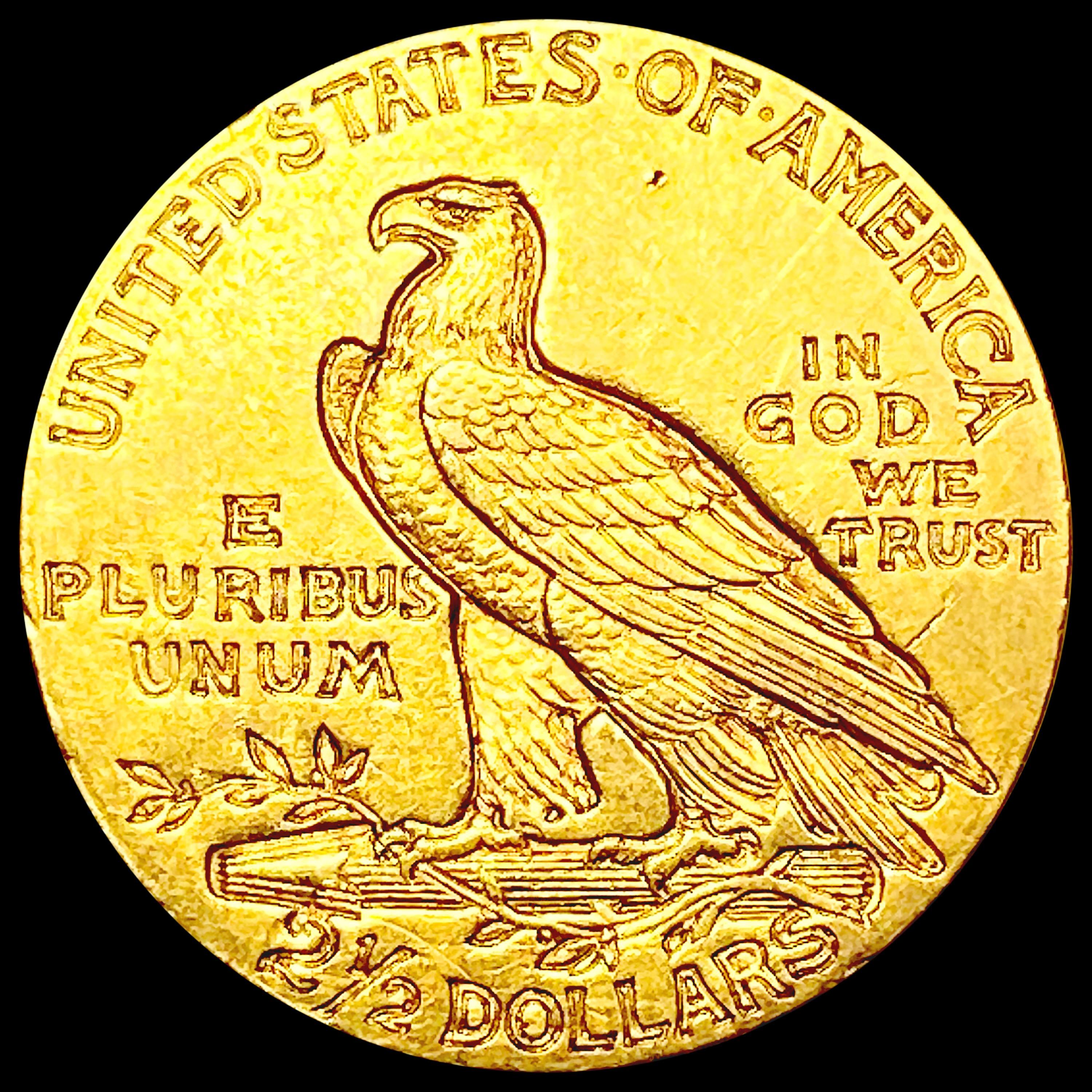 1911 $2.50 Gold Quarter Eagle CLOSELY UNCIRCULATED