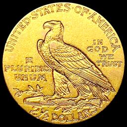 1909 $2.50 Gold Quarter Eagle CLOSELY UNCIRCULATED