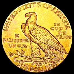 1909 $2.50 Gold Quarter Eagle CLOSELY UNCIRCULATED