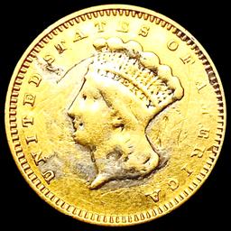 1857 Rare Gold Dollar LIGHTLY CIRCULATED