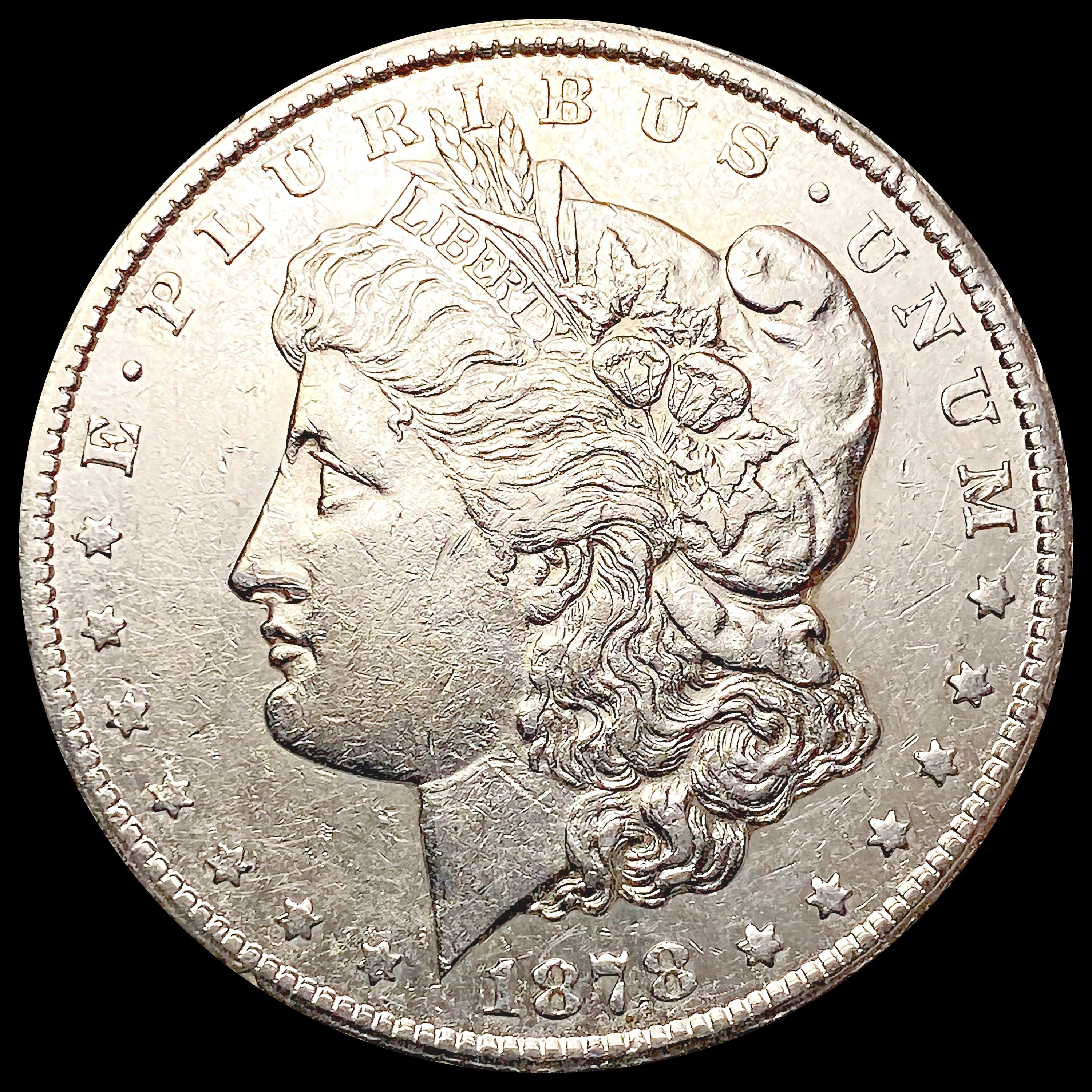 1878-CC Morgan Silver Dollar CLOSELY UNCIRCULATED