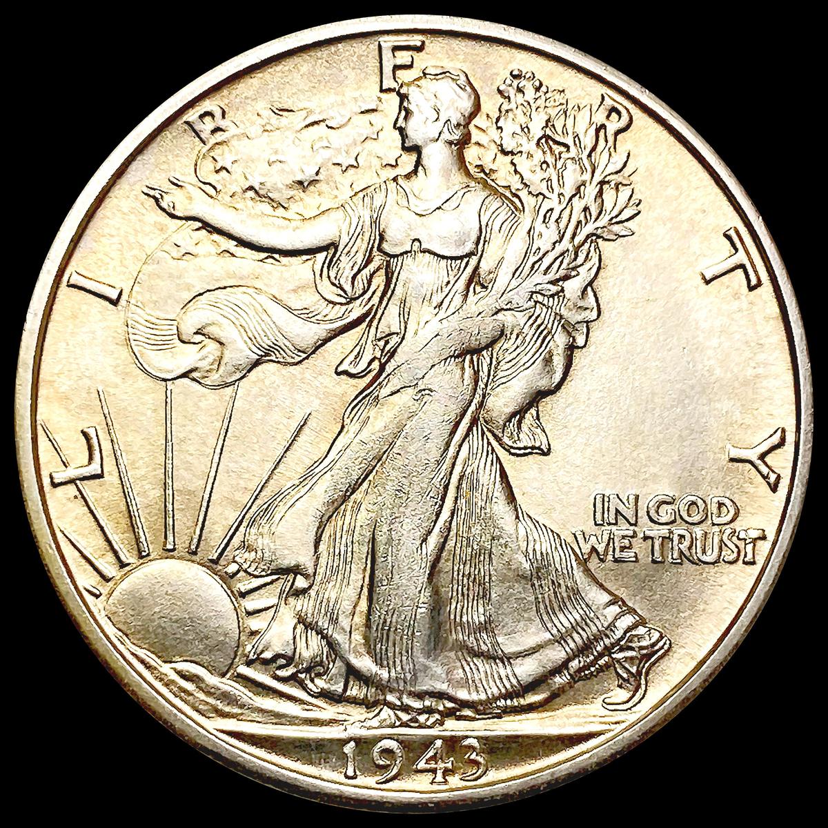 1843-S Walking Liberty Half Dollar UNCIRCULATED