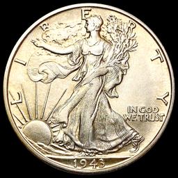 1843-S Walking Liberty Half Dollar UNCIRCULATED