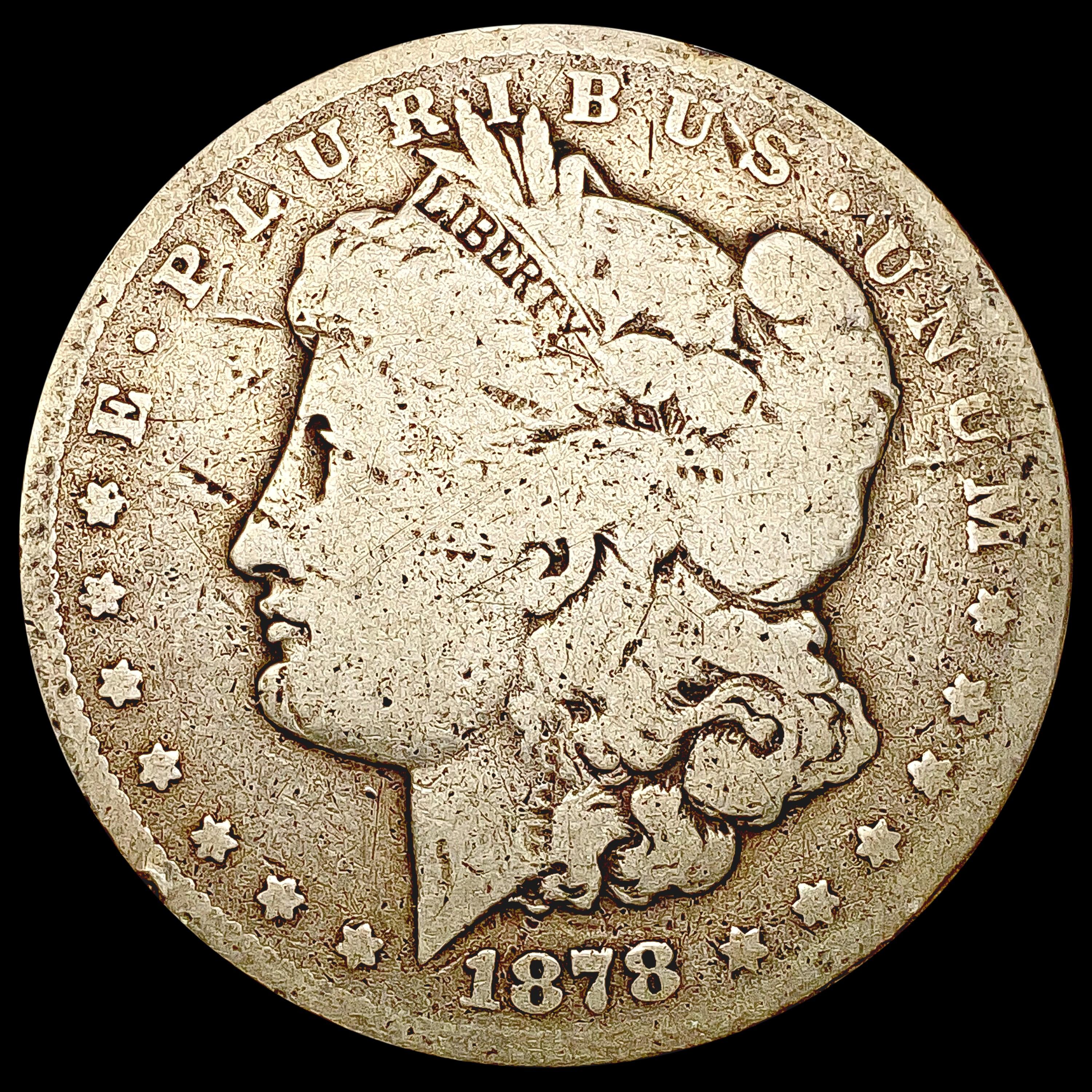 1878-CC Morgan Silver Dollar NICELY CIRCULATED