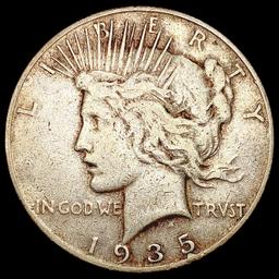 1935-S Silver Peace Dollar LIGHTLY CIRCULATED