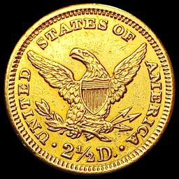 1907 $2.50 Gold Quarter Eagle CLOSELY UNCIRCULATED