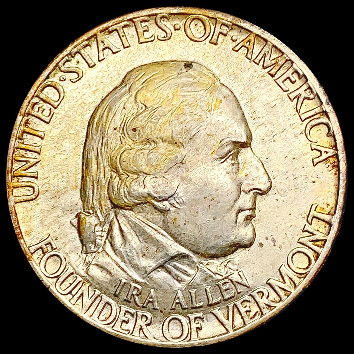 1927 Vermont Half Dollar CHOICE BU