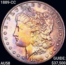 1889-CC Morgan Silver Dollar