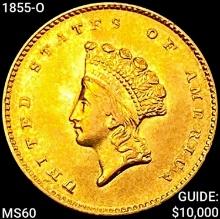 1855-O Rare Gold Dollar UNCIRCULATED