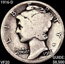 1916-D Mercury Dime