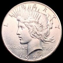 1927 Silver Peace Dollar CLOSELY UNCIRCULATED