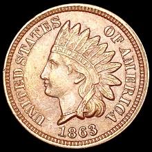 1863 Indian Head Cent CHOICE BU