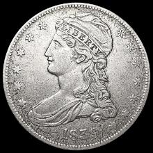 1839 Capped Bust Half Dollar CHOICE AU