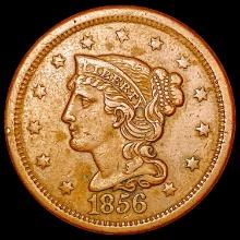 1856 Braided Hair Large Cent CLOSELY UNCIRCULATED