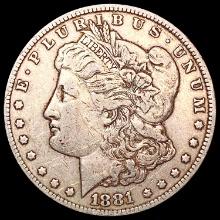 1881-CC Morgan Silver Dollar NEARLY UNCIRCULATED