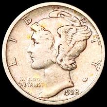 1928-D Mercury Dime NICELY CIRCULATED