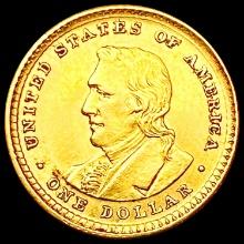 1904 Lewis & Clark Rare Gold Dollar CLOSELY UNCIRC