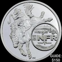 2023 NFR Pro Rodeo Commemorative 1oz Pure Silver Coin