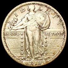 1918-D Standing Liberty Quarter LIGHTLY CIRCULATED