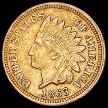 1863 Indian Head Cent CLOSELY UNCIRCULATED