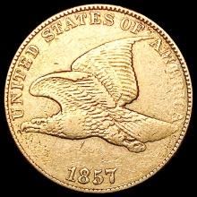 1857 Flying Eagle Cent CLOSELY UNCIRCULATED