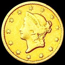 1853 Rare Gold Dollar CLOSELY UNCIRCULATED