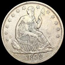 1858-S Seated Liberty Half Dollar CLOSELY UNCIRCUL