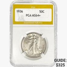 1936 Walking Liberty Half Dollar PGA MS64+