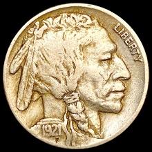 1921-S Buffalo Nickel LIGHTLY CIRCULATED