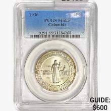 1936 Columbia Half Dollar PCGS MS65