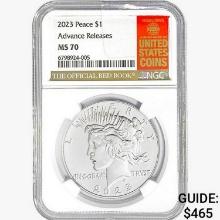 2023 Silver Peace Dollar NGC MS70