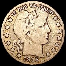 1915-S Barber Half Dollar NICELY CIRCULATED