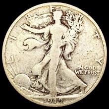 1919 Walking Liberty Half Dollar NICELY CIRCULATED