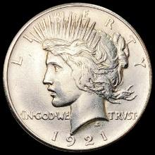 1921 Silver Peace Dollar CLOSELY UNCIRCULATED