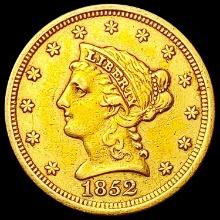 1852 $2.50 Gold Quarter Eagle CLOSELY UNCIRCULATED