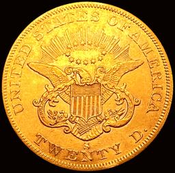 1856-S $20 Gold Double Eagle UNCIRCULATED