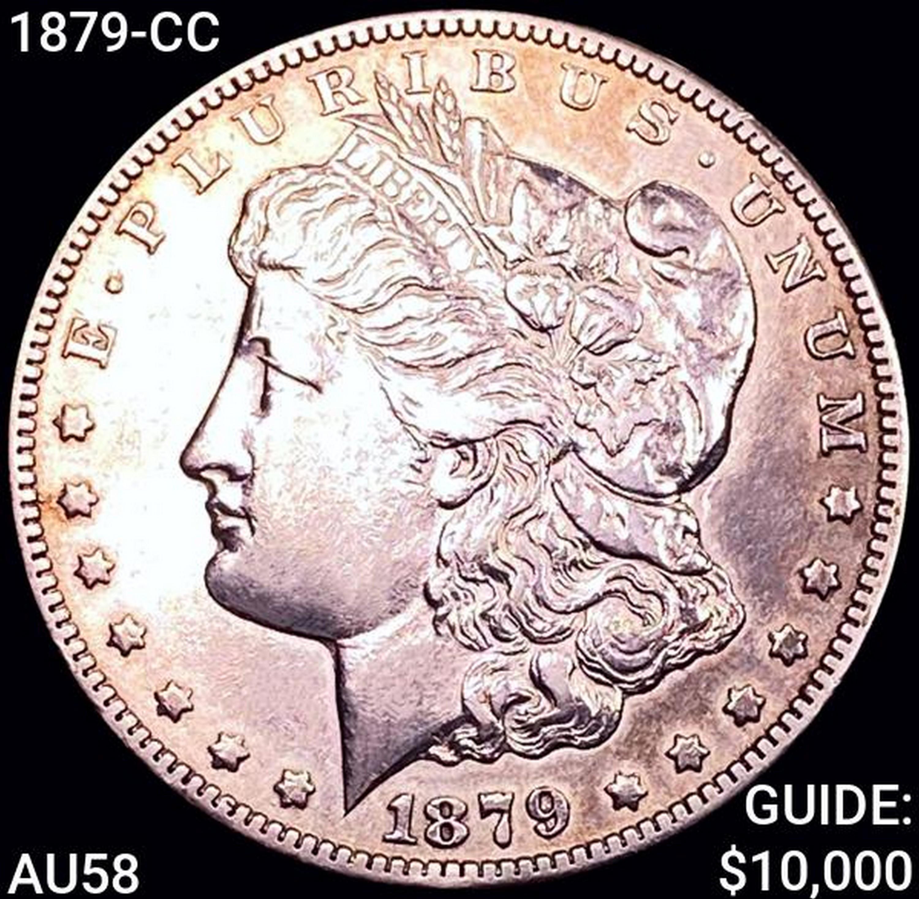 1879-CC Morgan Silver Dollar CHOICE AU