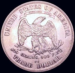 1876-CC Silver Trade Dollar UNCIRCULATED