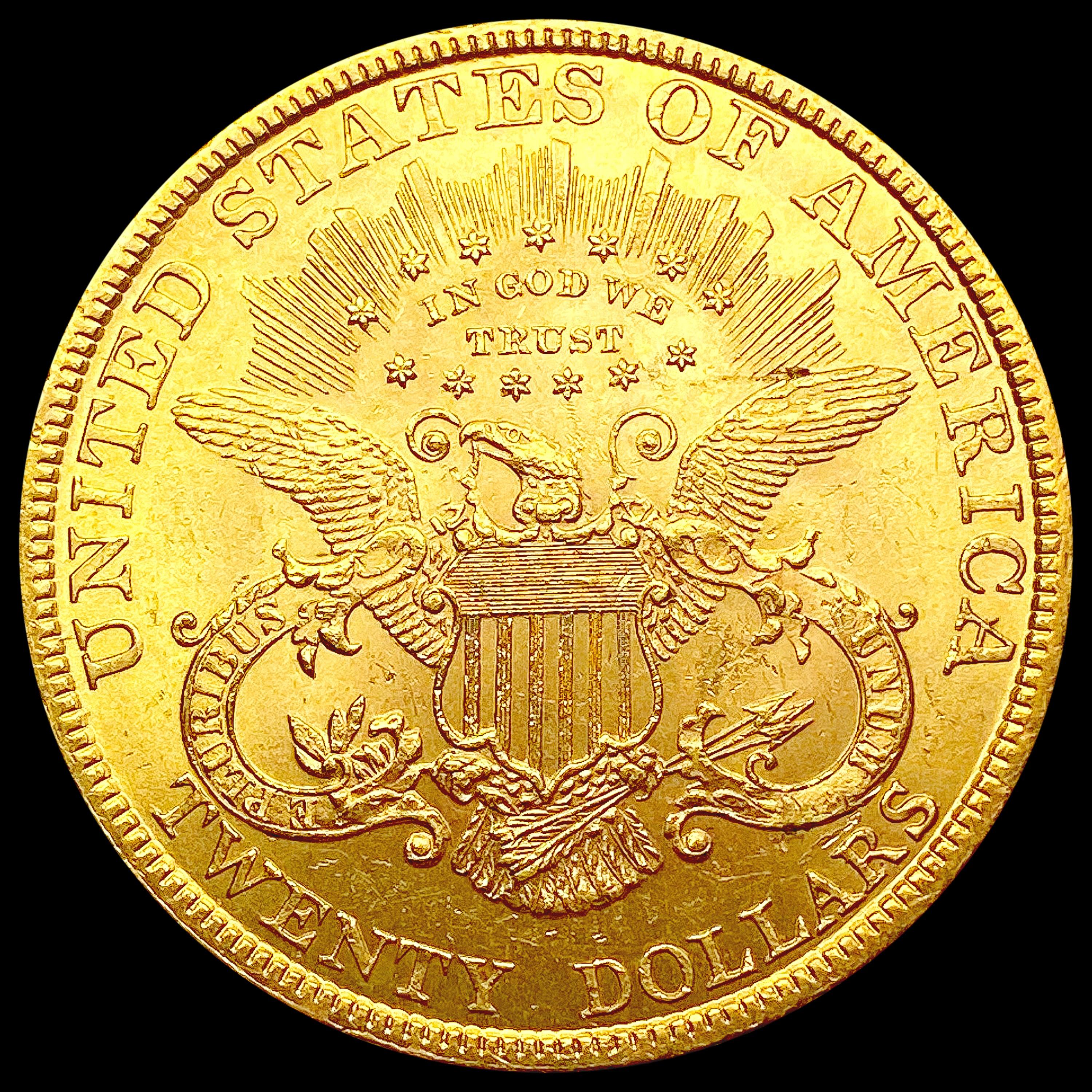 1896 $20 Gold Double Eagle CHOICE BU