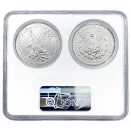 2023 Eagle & 2023 Morgan MS 70  2 Coin Set