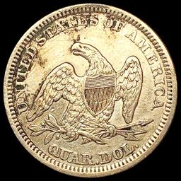 1861 Seated Liberty Quarter CLOSELY UNCIRCULATED