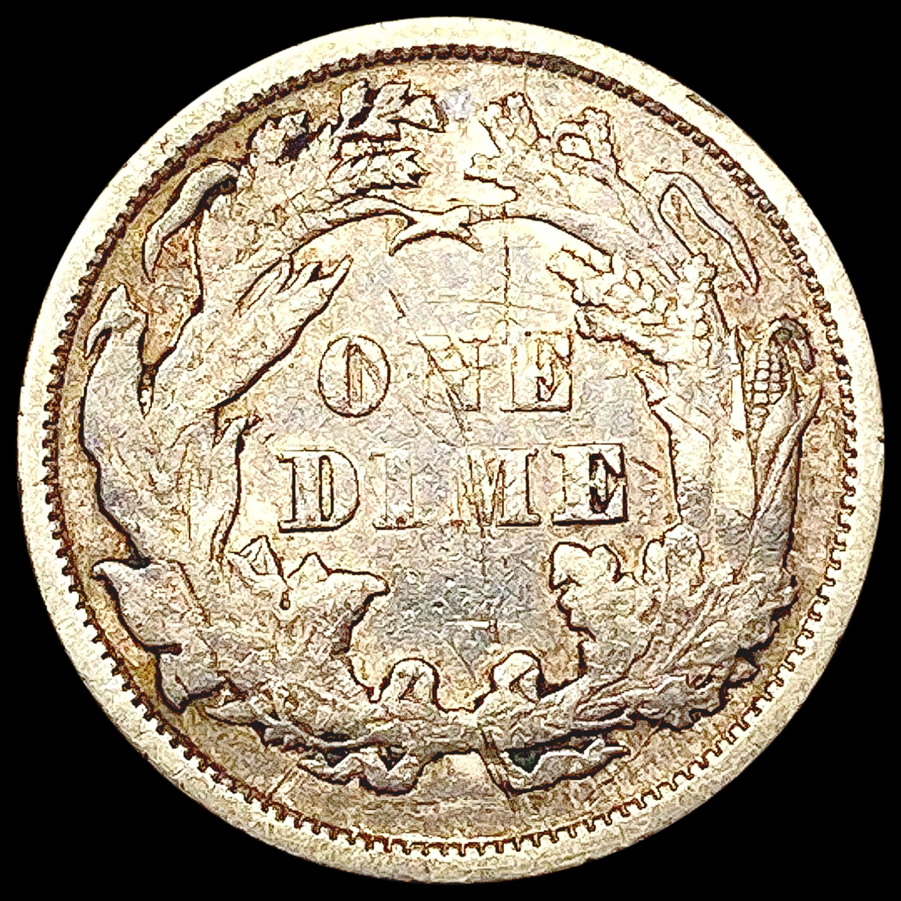 1876 Seated Liberty Dime CLOSELY UNCIRCULATED