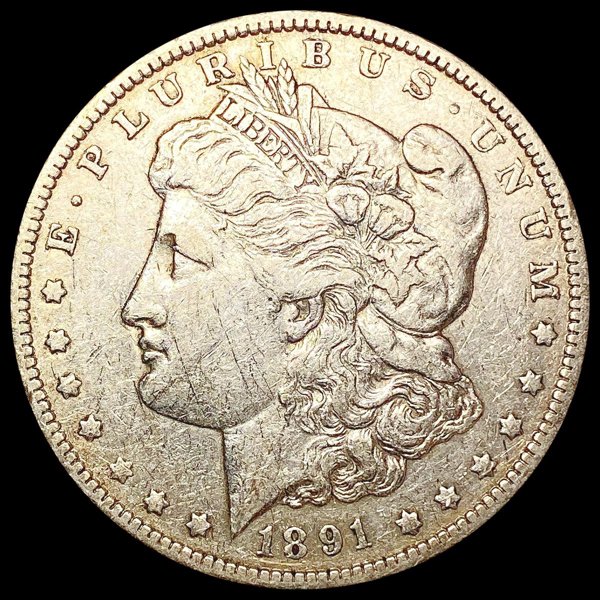 1891-O Morgan Silver Dollar CLOSELY UNCIRCULATED