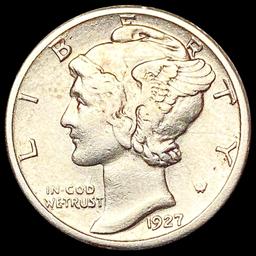 1927-S Mercury Dime NEARLY UNCIRCULATED