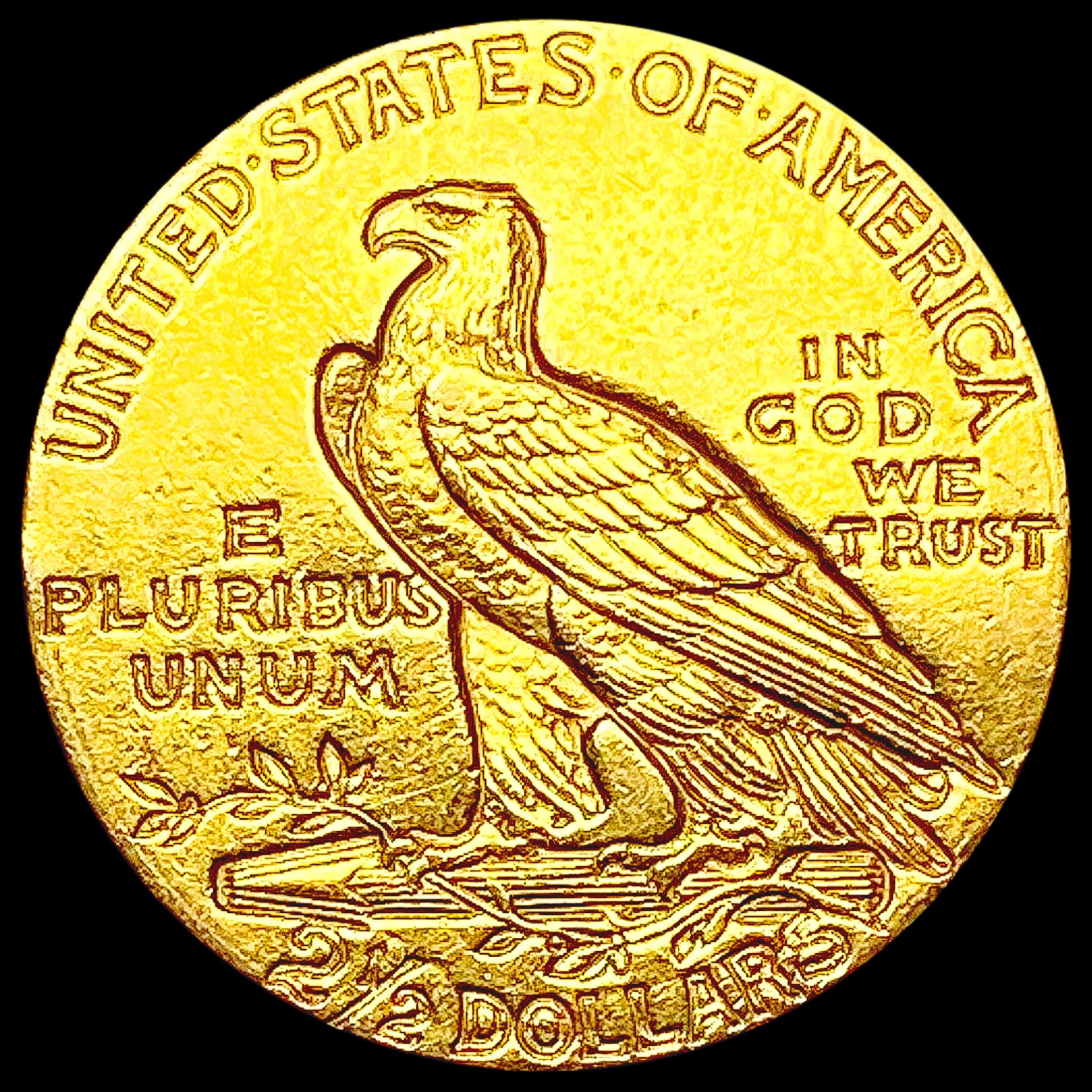 1912 $2.50 Gold Quarter Eagle CLOSELY UNCIRCULATED