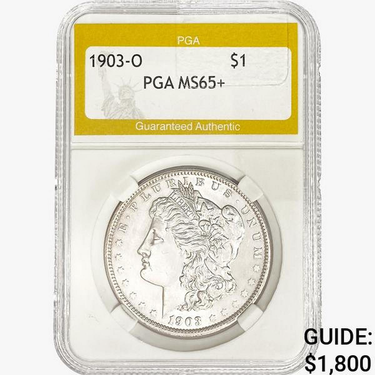 1903-O Morgan Silver Dollar PGA MS65+