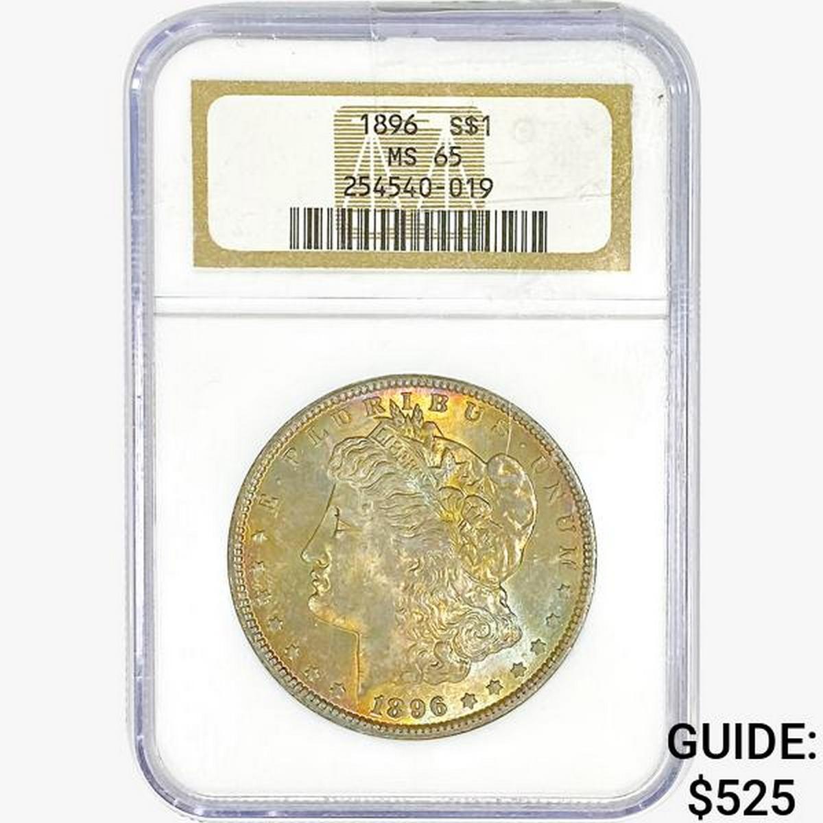 1896 Morgan Silver Dollar NGC MS65